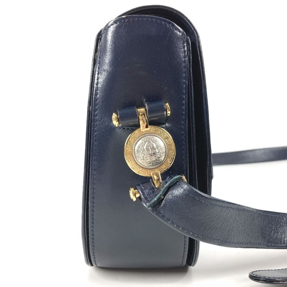 VERSACE Vintage Medusa Logo Bag, Crossbody Flap Shoulder Leather, Men's & Wom... - Picture 4 of 16